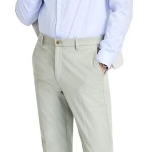 Michael Kors Mens Classic fit Dress Pants 33W 32L Mint Green Solid Stretch